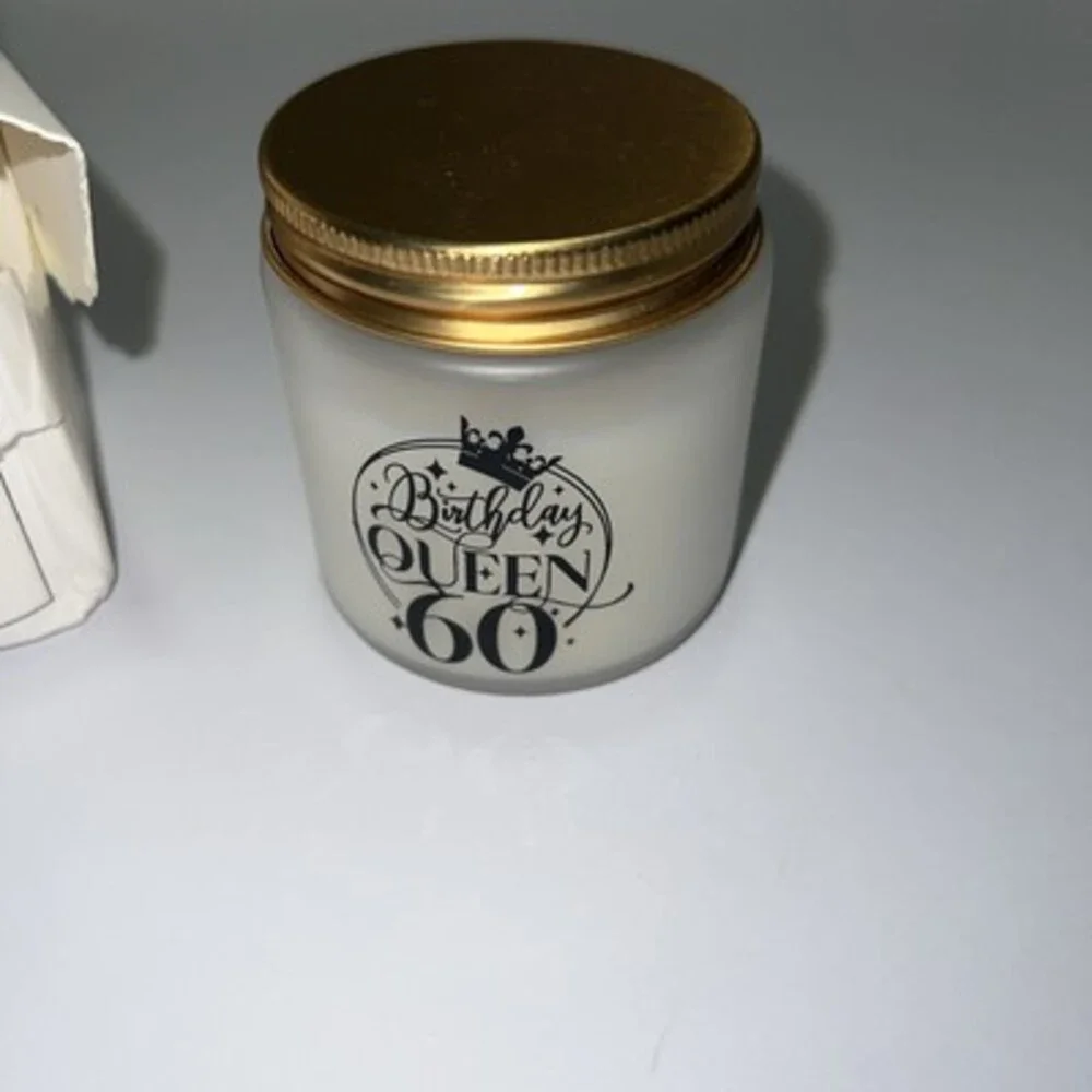 Enjoy The Goodtimes Candle 60th Birthday Queen, Natural Soy Wax + Essential Oil